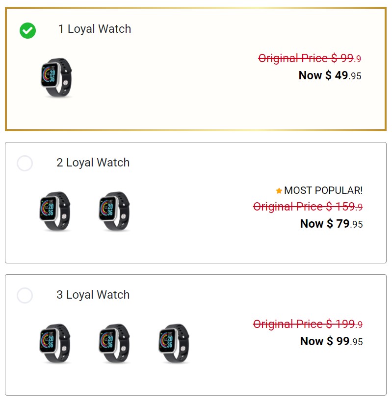 loyal watch price